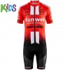 Completo Maglia Ciclismo + Pantaloncino 2019 Team Sunweb Bambinio N001 Completo Maglia Ciclismo + Pantaloncino 2019 Team Sunweb Bambinio N001